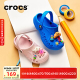 CROCS卡骆驰贝雅儿童洞洞鞋户外包头童鞋沙滩鞋凉鞋拖鞋/207013/207012 裸粉-6PI 31 (190mm)