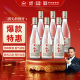红星二锅头 纯粮兼香5 兼香型白酒 42度 500ml*6瓶 非原箱