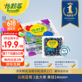 怡颗莓Driscoll's 云南蓝莓14mm+ 2盒装 约125g/盒 新鲜水果