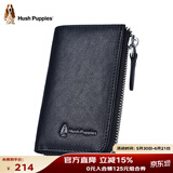 暇步士（Hush Puppies）钥匙包男高端植鞣皮车钥匙包真皮卡包钱夹休闲证件包生日礼物