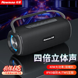 纽曼（Newmine）N20蓝牙音箱 音响户外广场舞家用桌面低音炮手提便携迷你小钢炮U盘电脑手机高音质无线小音响黑色