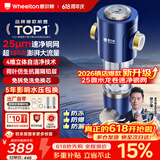 惠尔顿前置过滤器15T大通量过滤25微米反冲洗家用全屋净水器 实时自动清洗刮洗自来水防爆过滤器P0038pro 自行安装【15T-升级25微米精滤】