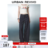 UR2026春季新款女装时尚休闲经典弯刀牛仔长裤UWM850184 靛蓝 26