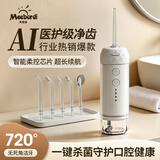 米波迪（Meebordi）冲牙器便携式2026新款【配5喷嘴】抽拉洗牙器水牙线洁牙器牙齿预防牙结石价格保护保价618生日礼物