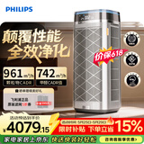 飞利浦（PHILIPS）空气净化器价保618除甲醛烟味新房专业室内家用孕妇婴儿双风机杀菌净化机除螨尘花粉过敏原AC9008