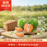 京鲜生 翡翠青柚 红心柚 2粒装 单果1.5斤起 生鲜柚子水果