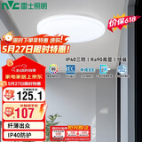 雷士（NVC）吸顶灯IP40三防36W白光玄关走廊阳台现代简约灯具圆款