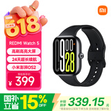小米（MI）REDMI Watch 5 典雅黑 澎湃OS 2 心率血氧监测 蓝牙通话 红米手表5 24天超长续航 智能手表 