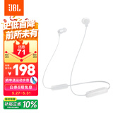 JBL TUNE 135BT蓝牙无线耳机 颈挂式运动耳机 无线立体声耳机 白色