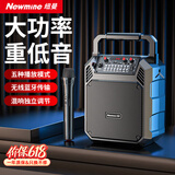 纽曼（Newmine）K503无线蓝牙音箱户外大音量广场舞音响手提便携式小型家用K歌音乐播放器地摊摆摊收款喇叭 单麦版