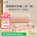 太湖雪 100%桑蚕丝冬被 二合一子母四季被 丝重1+3斤220*240[专柜同款]