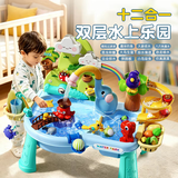 久好儿童戏水桌宝宝夏天玩水玩具水上乐园桌子多功能益智玩具生日礼物