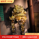 拼酷栖冠小磁凤冠冰箱贴 3D立体金属拼图国潮摆件儿童节礼物送女友 瑶华垂珠冠冰箱贴