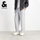 杰克·琼斯（JACK&JONES） 男装卫裤经典休闲纯棉舒适松紧抽绳运动直筒长裤裤子22611D026