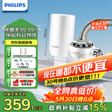 飞利浦（PHILIPS）水龙头净水器厨房自来水前置过滤器 超滤龙头滤水器 WP3811一机两芯套装