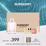 博柏利（BURBERRY）红粉恋歌女士淡香水礼盒(50ml+1.5ml*2+沐浴球+分装器)节日