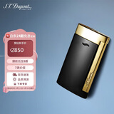 都彭（S.T.Dupont）法国都彭打火机SLIM7超薄炬式防风黑金配色27708商务礼物