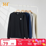 361°卫衣男装春夏季长袖运动服休闲跑步圆领宽松上衣服652334801D-6