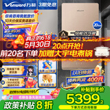 万和（Vanward）家用燃气壁挂炉采暖炉地暖锅炉采暖沐浴无线控制冷凝式一级能效分段燃烧热水器【政策补贴减20%】 20KW 50-120㎡ 【以旧换新】NB4 天然气