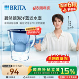 碧然德（BRITA）过滤净水器 家用滤水壶 净水壶 Marella 海洋系列 3.5L（蓝色）