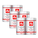 意利（illy）意大利原装进口意式黑咖啡 中烘咖啡豆250g*6罐