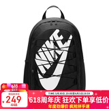 耐克（NIKE）男女双肩包背包 大容量旅行包电脑书包休闲包DV1296-010 黑白