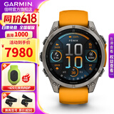 佳明（GARMIN）Fenix8飞耐时8户外运动腕表智能手表跑步潜水骑行心率徒步礼物 Fenix8 旗舰橙-47mm