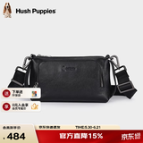 暇步士（Hush Puppies）单肩包真皮男士背包斜挎商务通勤牛皮小挎包新款男士包生日礼物 【经典款】可手包