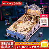 若客（ROKR）三维弹球积木diy手工拼装模型玩具3D立体拼图生日六一儿童节礼物