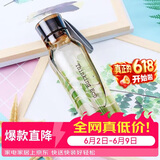 乐扣乐扣（LOCK&LOCK）ECO户外运动水杯户外便携塑料水壶男女学生杯子550ML棕色