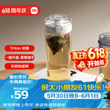 米家 Tritan 水杯 600mL 白色 学生耐高温运动便携茶杯