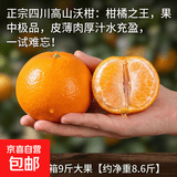 京喜加【多仓发货】正宗头茬高山沃柑新鲜当季水果大果桔子蜜橘砂糖柑橘 带箱9斤大果【约净重8.6斤】