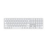 Apple/苹果 妙控键盘-白色-中文(拼音) 带有触控ID和数字小键盘 轻薄苹果键盘蓝牙键盘无线键盘办公键盘