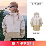 骆驼（CAMEL）户外单层冲锋衣男女款硬壳防雨单冲旅游外套 A23CATG013   L