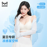 猫人（MiiOW）10A抗菌蕾丝文胸女生内衣女士无痕内衣小胸聚拢显大胸罩女薄款