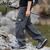 JEEP SPIRIT吉普冲锋裤男士裤子男款春夏季工装裤休闲裤直筒运动长裤