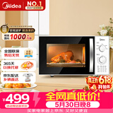 美的（Midea）【价保618】快捷微波炉 360°转盘加热 旋钮操控 五档火力 3-5人用 23L（M1-230E）