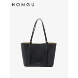 红谷（HONGU）红谷包包牛皮单肩手提包购物袋大容量托特包女包 生日礼物送女生