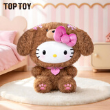 TOP TOYHello Kitty治愈贵宾狗系列毛绒公仔手办玩具儿童生日礼物