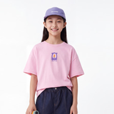 马骑顿（MQD）童装男女同款短袖T恤夏季儿童潮酷短袖T恤 桃粉色 樱花粉 160