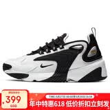 耐克NIKE 女子 休闲鞋 气垫  ZOOM 2K 运动鞋 AO0354-100白37.5