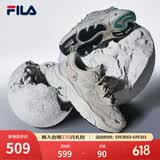 FILA斐乐女鞋跑步鞋情侣同款老爹鞋FILA MARS火星鞋男鞋休闲运动鞋 【女款】奶白/木薯粉-GT 36