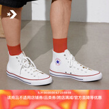 匡威（Converse）All Star夏季经典帆布男女高帮休闲运动小白鞋101009 101009/白色 43