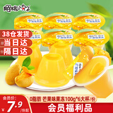 樱桃小丸子大杯果冻儿童零食休闲 100g*6杯 芒果味蒟蒻0脂解馋生日礼物