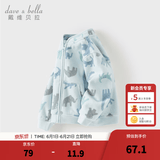 戴维贝拉（DAVE＆BELLA）春秋男童外套儿童男秋装婴儿男孩棒球服秋冬摇粒绒夹克男装上衣 蓝调乐园【DB396-GG】 100 cm(4T(建议身高90-100cm))