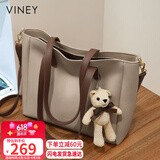 viney牛皮包包女包大容量托特包轻奢斜挎单肩包生日礼物品牌送女友老婆