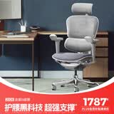 Ergonor保友金豪b雄鹰 人体工学椅 电脑椅 电竞椅办公椅子可躺老板椅 【金豪b雄鹰】银白网(云感科技坐垫)