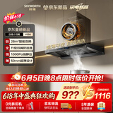 创维（Skyworth）保价618【小羽翼Y056】超薄变频28风量大吸力自清洁欧式顶吸抽油烟机家用智能体感 以旧换新