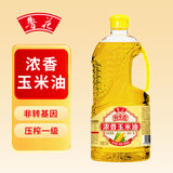 鲁花食用油 厨中香 浓香 玉米油 1.6L