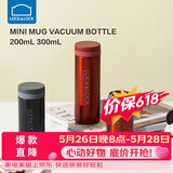 乐扣乐扣（LOCK&LOCK）不锈钢纤巧便携保温杯茶水杯车载商务杯子200ml红色LHC550